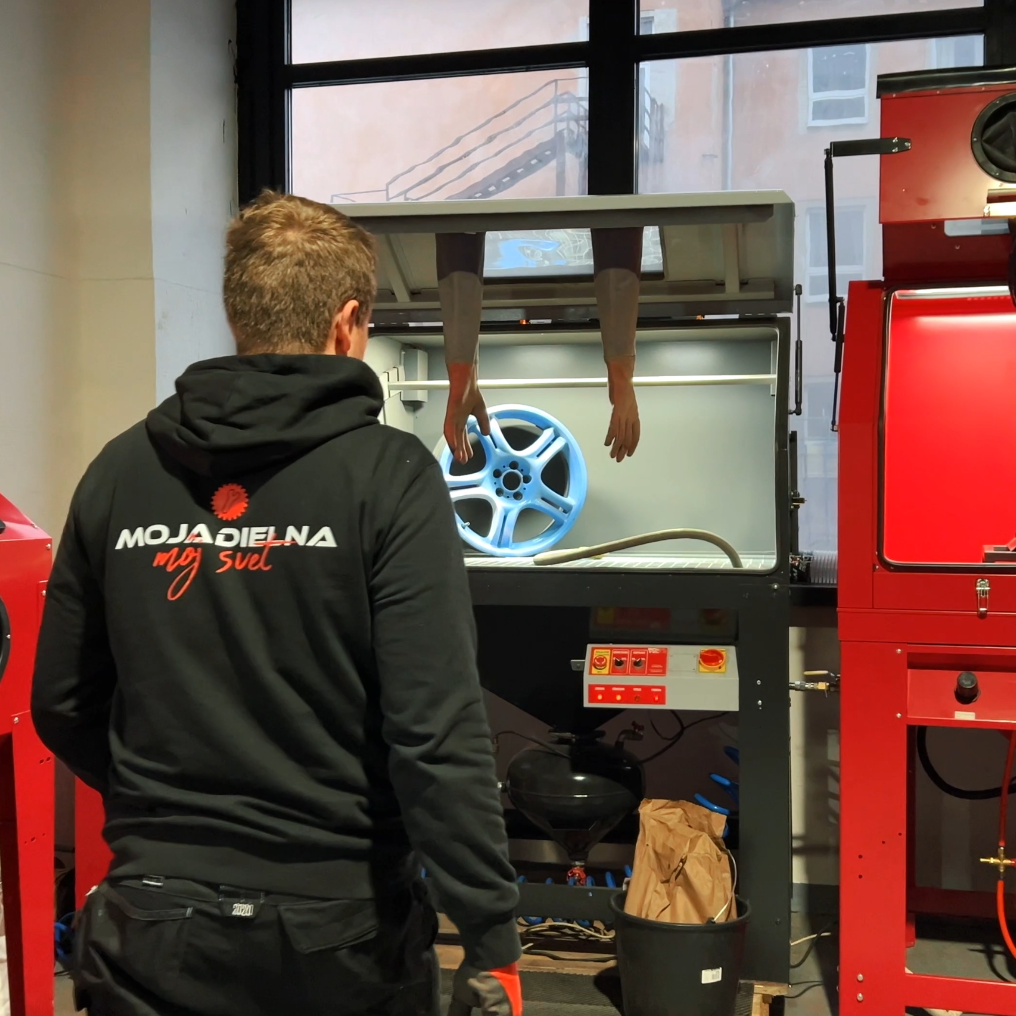 PK900EZ - Tlakový pieskovací box - 900l (11)